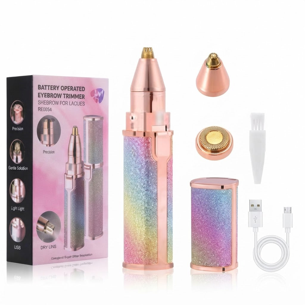 Portable Facial Hair Remover - Glitter Design