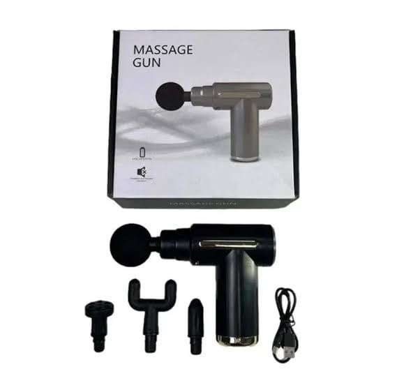 Professional Handheld Deep Tissue Massage Gun with 4 Heads